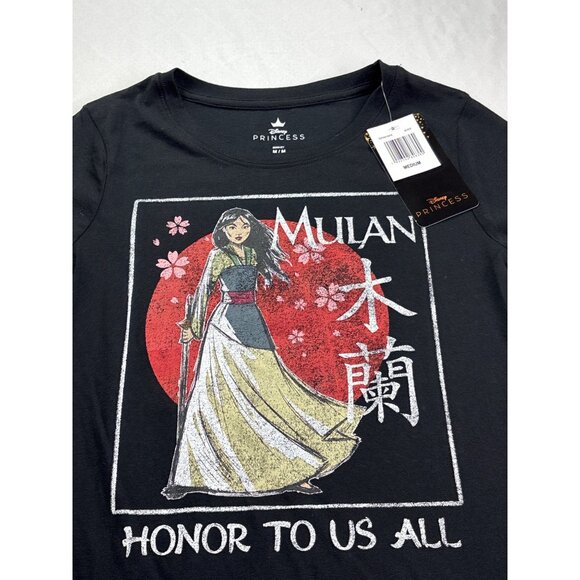 Disney Princess Mulan Honor To Us All Graphic Tee Womens Size M New - Picture 1 of 5